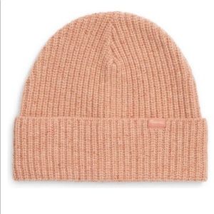 Madewell merino beanie in blush pink